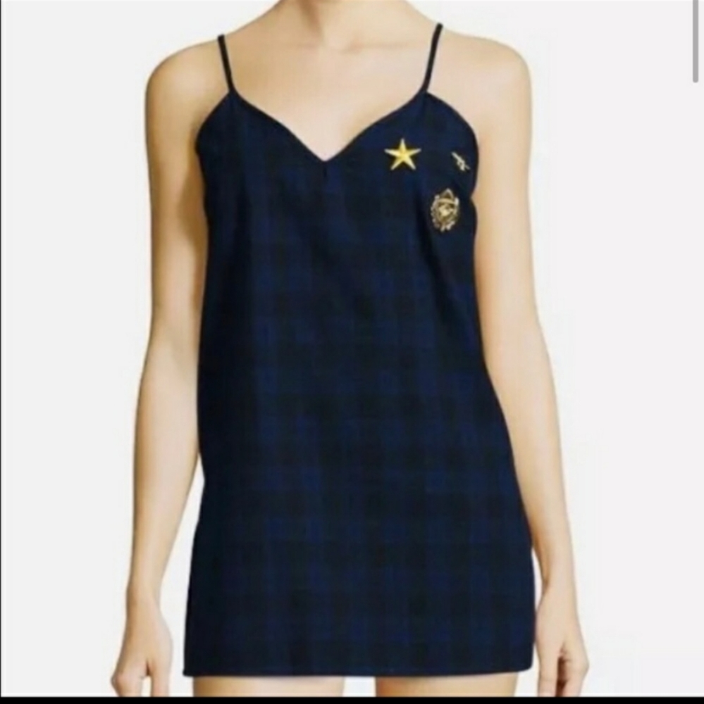 NWT Sam Edelman | Plaid Side Split Chemise